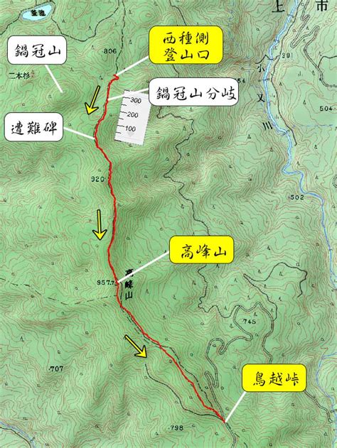 祖父山|創楽 富山の山 祖父岳・登山 詳細（④谷折ルート紹。